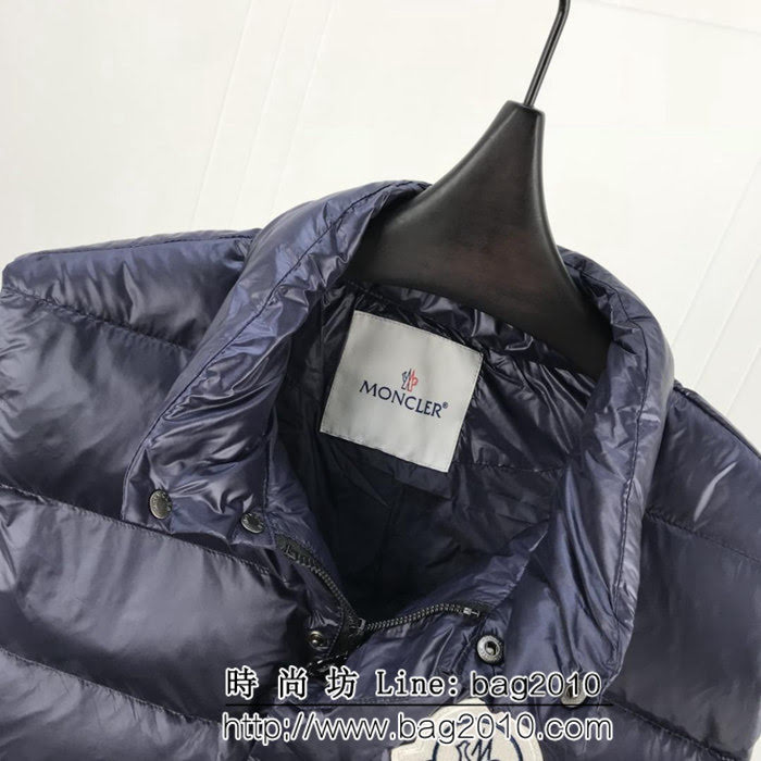 MONCLER蒙口 2018SS秋冬 黑色 羽絨服馬甲 高版本情侶款 ydi2146
